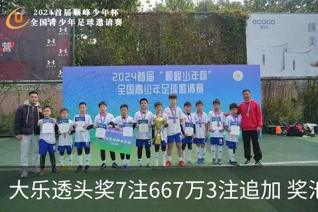 大乐透头奖7注667万3注追加 奖池余额7.95亿